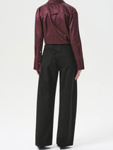 Ayla Baggy Jean in Solid Black