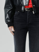 90's French High Rise Straight in Andreas