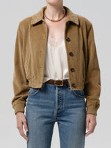 Lola Eve Bomber in Amber