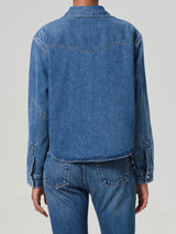 Cropped Western Shirt - Chaya