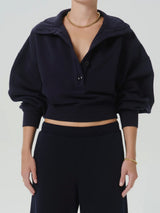 Mirelle Funnel Neck - Navy