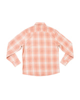 Summer Softy Plaid Shirt - Orange / Blue