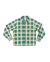 Bucky Flannel Overshirt - Green/Brown