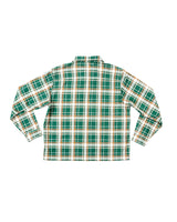 Bucky Flannel Overshirt - Green/Brown