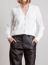 Bree Cotton Cardigan - Cream