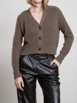 Bree Cotton Cardigan - Army