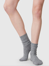 Bodil Chunky Socks - Grey