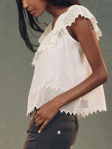 The Westport Top with Honeycomb Eyelet