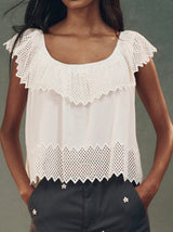 The Westport Top with Honeycomb Eyelet
