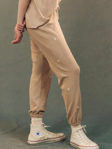 The Stadium Sweatpant with Daisy Embroidery