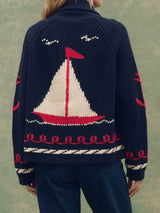 The Sailboat Lodge Cardigan