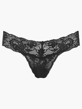 Never Say Never Cutie Low Rise Thong - Black