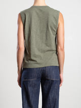 Muscle Shell in Supima Slub - Artichoke