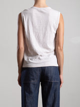 Muscle Shell in Supima Slub - Cement