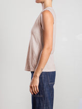 Muscle Shell in Supima Slub - Sand