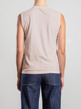 Muscle Shell in Supima Slub - Sand