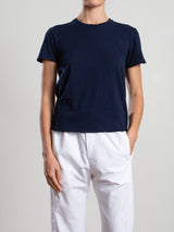 Classic Crewneck Tee in Supima Slub - Midnight