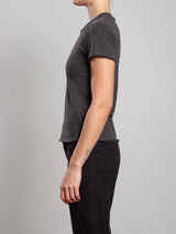 Classic Crewneck Tee in Supima Slub - Vintage Black