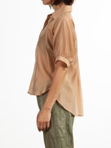 Claude Shirt in Gossamer - Brulee