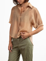 Claude Shirt in Gossamer - Brulee