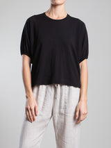 Colby Tee in Supima Slub - Black