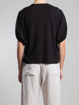 Colby Tee in Supima Slub - Black
