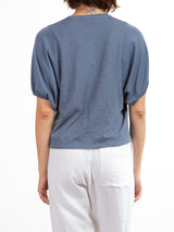 Colby Tee in Supima Slub - Denim