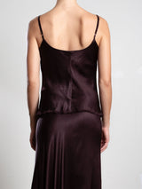 Dawn Cami in Vintage Satin - Raisin