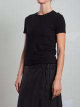 Audrey Baby Tee in Tissue Jersey - Black