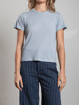 Audrey Baby Tee in Tissue Jersey - Mist