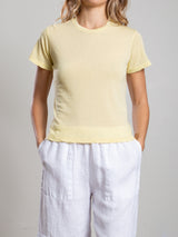 Audrey Baby Tee in Tissue Jersey - Zest