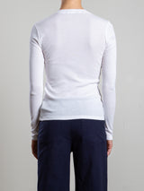 Jude Henley in Lightweight Rib - White