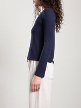 Jimmy Long-Sleeve Tee in Lightweight Thermal - Ink