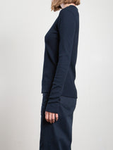 Jimmy Long-Sleeve Tee in Thermal - Ink