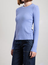 Jimmy Long-Sleeve Tee in Thermal - Cornflower