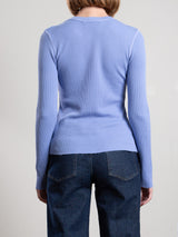 Jimmy Long-Sleeve Tee in Thermal - Cornflower