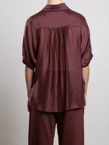 Claude Shirt in Gossamer - Chocolate