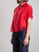 Claude Shirt in Gossamer - Cherry