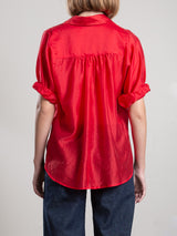 Claude Shirt in Gossamer - Cherry