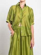 Claude Shirt in Gossamer - Lime