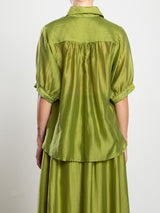 Claude Shirt in Gossamer - Lime
