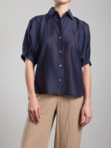 Claude Shirt in Gossamer - Navy