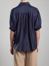 Claude Shirt in Gossamer - Navy