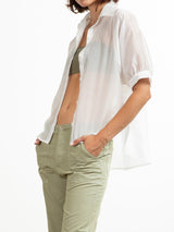 Claude Shirt in Gossamer - White