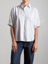 Claude Shirt in Navy Stripe