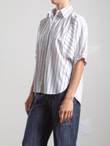Claude Shirt in Navy Stripe