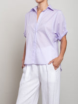 Claude Shirt in Spanish Voile - Wisteria