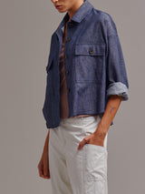 Izzy Shirt in Linen Twill - Night