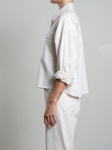 Izzy Shirt in Linen Twill - Bone