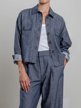 Izzy Shirt in Linen Twill - Night